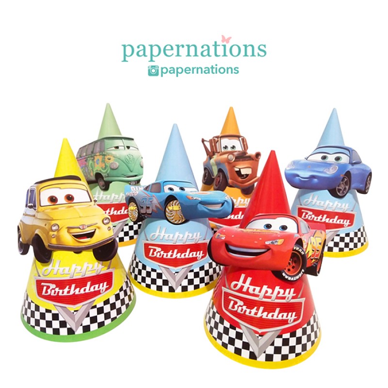 Cars McQueen Cone Hats